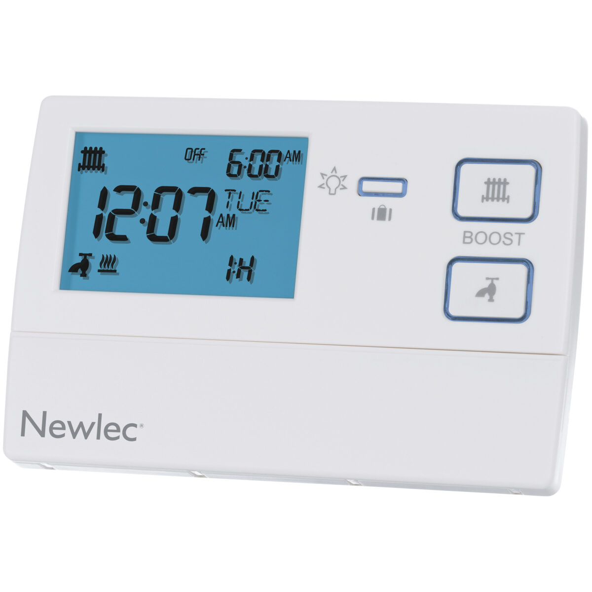 Newlec 2Channel 7Day Digital Heating Programmer White 2501096783